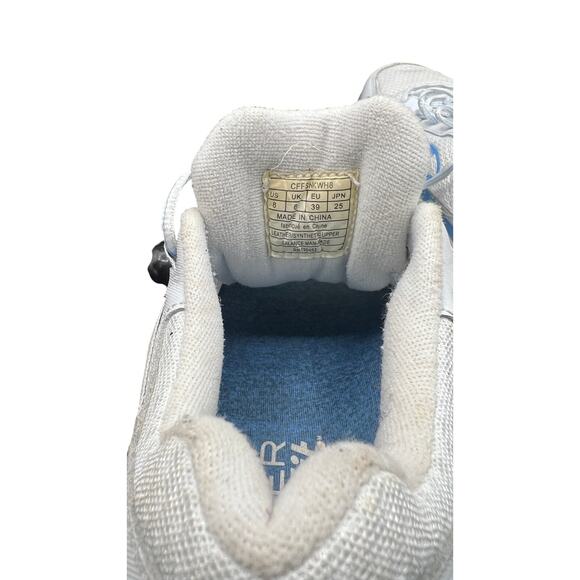 🩶 Copper Fit Women’s 8 White Mesh Walking Sneakers – Comfort Arch Support - Picture 4 of 8